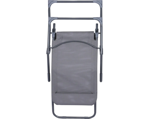 Chaise de jardin pliante avec revêtement textile