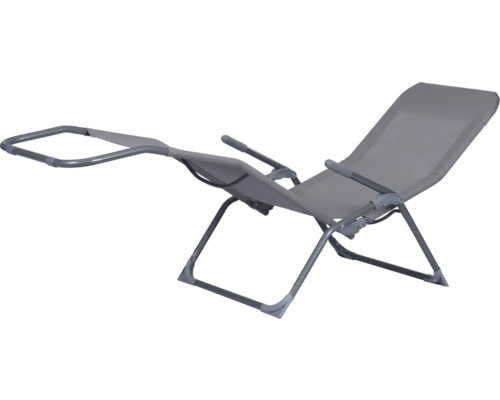Chaise longue réglable pour l'extérieur