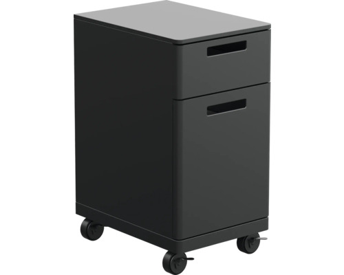 Rollcontainer mit zwei Schubladen für das Büro