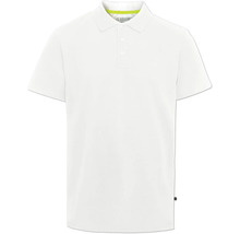 Weisses Poloshirt mit kurzen Ärmeln