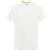 Weisses Poloshirt mit kurzen Ärmeln
