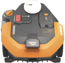 Vue de dessus du robot tondeuse Worx Landroid