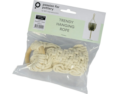 Corde de suspension tendance de Passion for Pottery, emballée