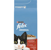 Felix Original Katzentrockenfutter, 2 Kilogramm