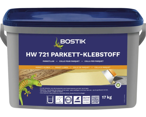 Seau de colle à parquet HW 721 de Bostik, 17 kilogrammes