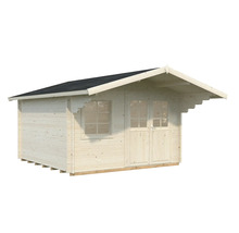 Abri de jardin en bois avec fenêtre et double porte