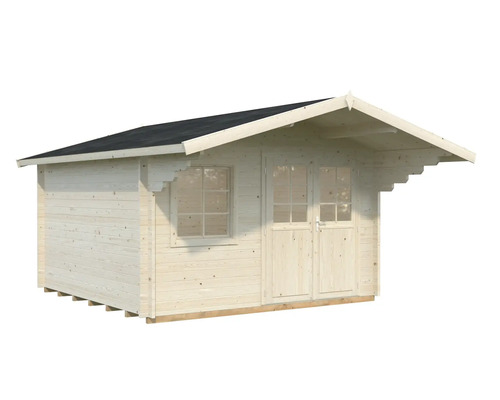 Abri de jardin en bois avec fenêtre et double porte