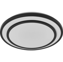 Runde LED-Deckenleuchte mit schwarzem Rand