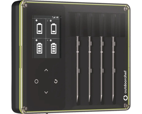 Thermomètre de grill Outdoorchef avec quatre sondes et affichage numérique