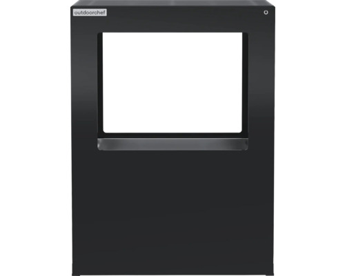 Outdoochef Logo auf Grillunterschrank