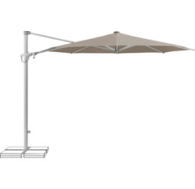Parasol déporté avec base pour l'extérieur