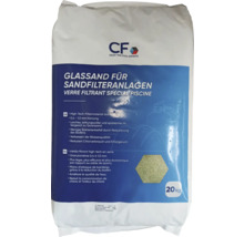 Sack mit Glassand für Sandfilteranlagen, Körnung 0,4 bis 1,0 mm, 20 kg