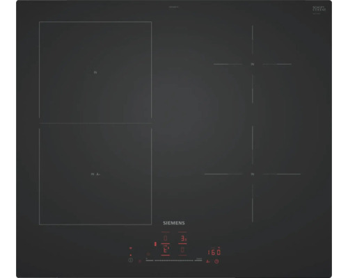 Siemens Induktionskochfeld mit vier Kochzonen
