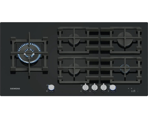 Siemens Gaskochfeld mit fünf Kochstellen, inklusive einer mit Gasflamme