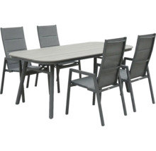 Gartentisch mit vier Stühlen für den Aussenbereich