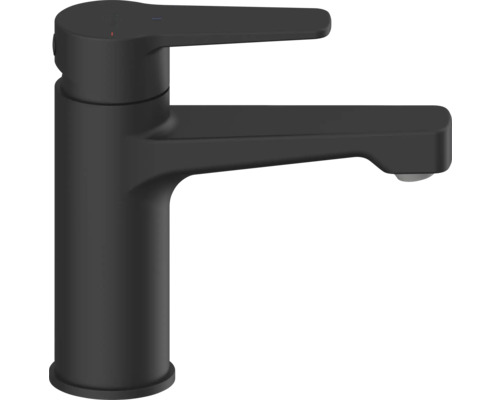 Schwarzer Waschtisch Einhebelmischer