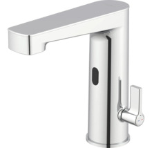 Berührungslose Waschtischarmatur mit Temperierhebel für das Badezimmer