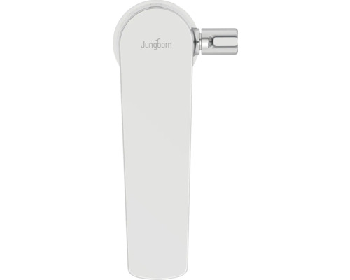 Jungborn Logo auf einem Handtuchhalter