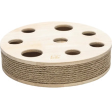 Katzen-Fummelbrett aus Holz und Sisal