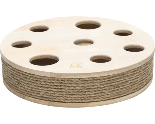 Katzen-Fummelbrett aus Holz und Sisal