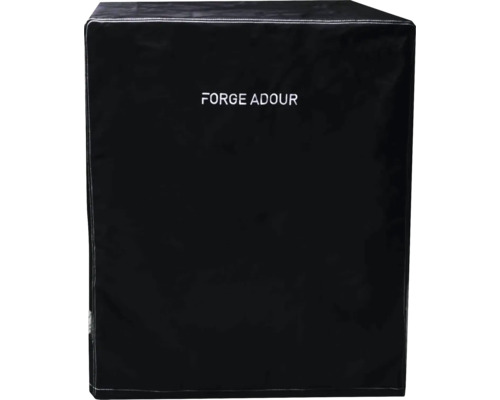 Couvercle de protection Forge Adour pour desserte Housse de protection noire Forge Adour pour barbecues.