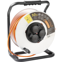 Kabeltrommel mit 50 Meter Kabel und drei Steckdosen