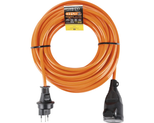 Verlängerungskabel mit Stecker, 20 Meter