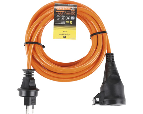 Verlängerungskabel fuenf Meter mit Stecker und Kupplung