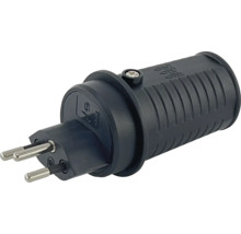 Schuko-Stecker mit Schutzart IP55 für den Aussenbereich