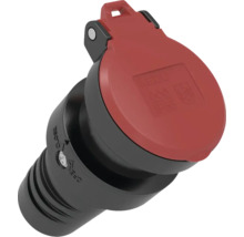 Steckvorrichtung mit Klappdeckel für den Aussenbereich