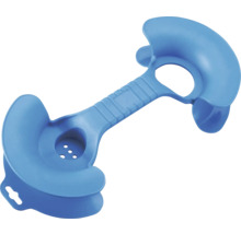 Blaues WC-Reinigungsgerät aus Kunststoff