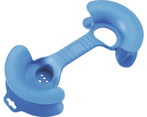 Blaues WC-Reinigungsgerät aus Kunststoff