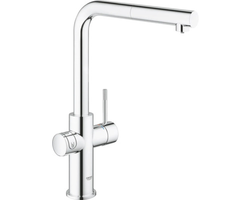Robinet de cuisine Grohe avec bec haut