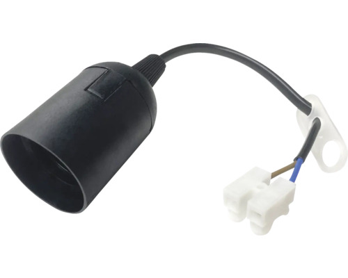 Douille de lampe avec câble et borne pour raccordement électrique