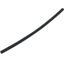 Schwarze Dichtungsschnur auf hellem Hintergrund