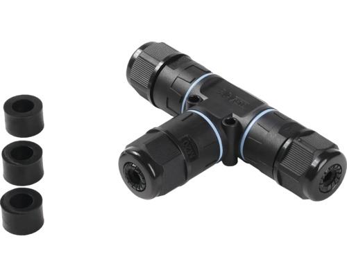 Connecteur de câble en T avec bagues d'étanchéité