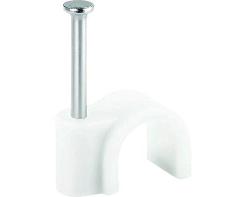 Collier à clou avec clou pour fixation de câbles