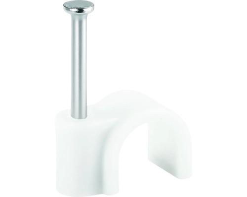 Clip de fixation de câbles avec clou