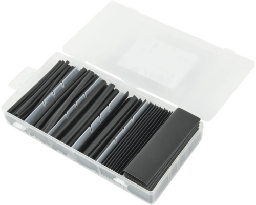 Sortiment Schrumpfschläuche in Kunststoffbox