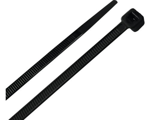 Schwarzer Kabelbinder