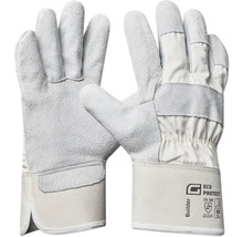 Zwei Paar Bauhandschuhe aus Leder