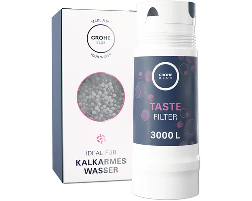 Grohe Blue Wasserfilter zur Verbesserung des Geschmacks und für kalkarmes Wasser, 3000 Liter