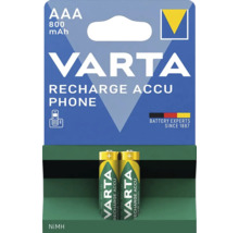 Varta Recharge Accu Phone AAA 800 mAh im Doppelpack