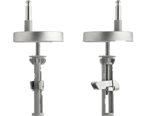 Zwei Befestigungssets für WC Sitze