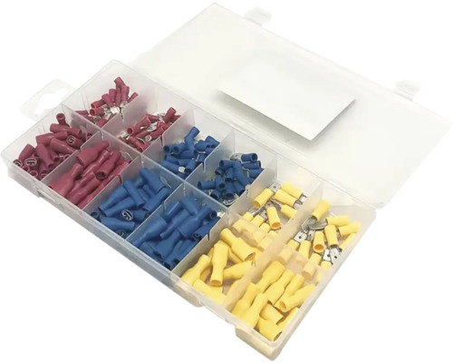 Sortimentskasten mit verschiedenen Aderendhülsen