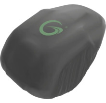 Housse de pluie grise pour sac à dos avec logo