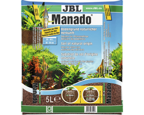 JBL Bodengrund Manado 5 l JBL Manado Bodengrund für Aquarien, 5 Liter
