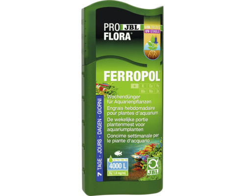 PRO JBL Flora Ferropol engrais pour aquarium, bouteille