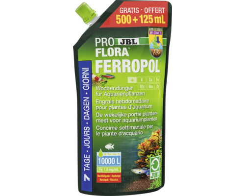 JBL ProFlora Ferropol engrais liquide pour plantes d'aquarium, recharge