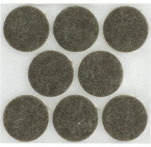 Patins en feutre, ronds, pour fixation de meubles